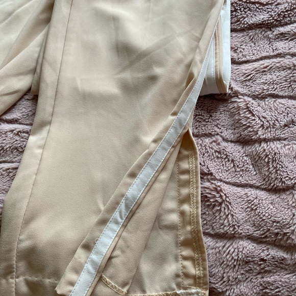 Silk nude pants - Picture 2 of 5